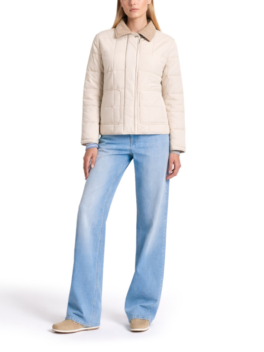Fay - field jacket collared neck quilted front pocket