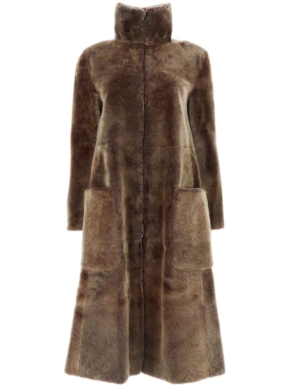 Shearling coat - Brown