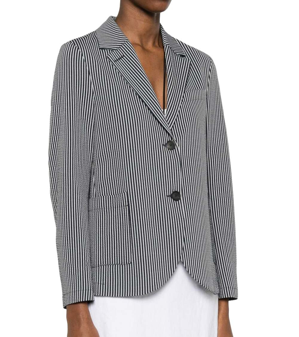 Cotton Blend Blazer Jacket