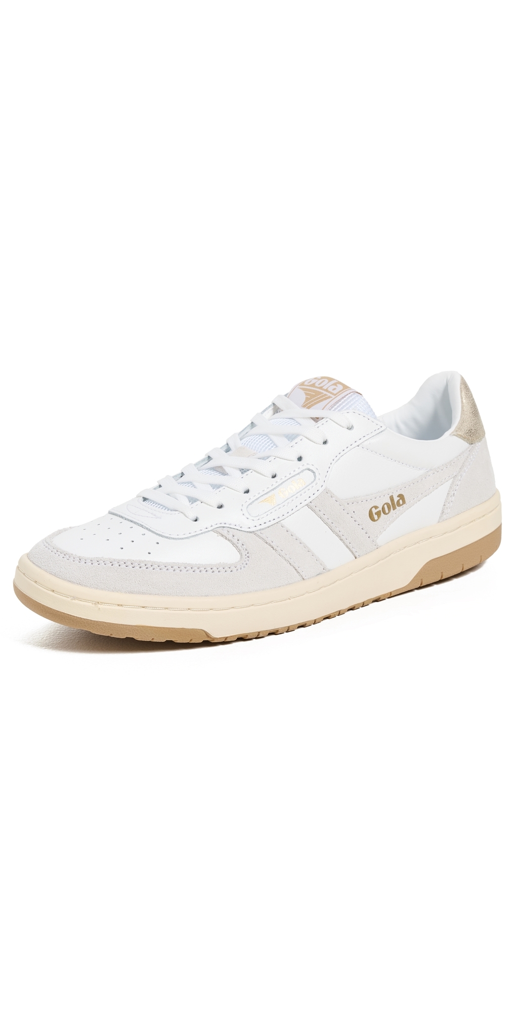 Hawk Sneakers White/White/Gold