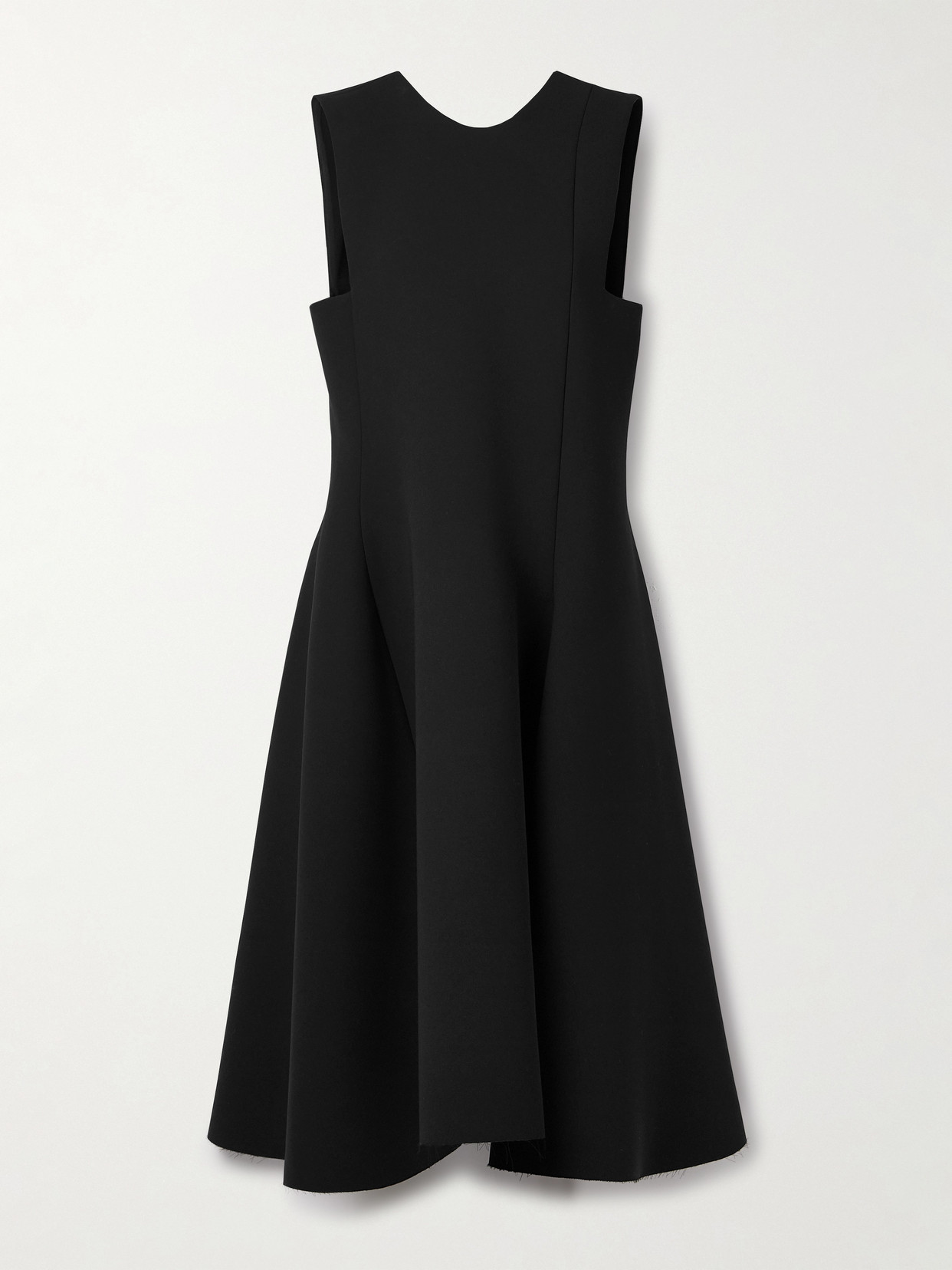 Medow Crepe Midi Dress - Black