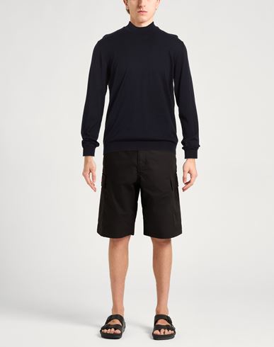 Man Turtleneck Midnight blue Size 42 Wool, Cotton