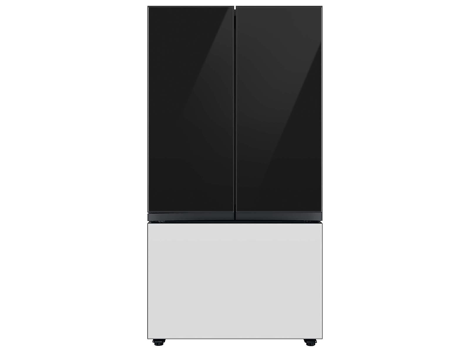 Bespoke 3-Door French Door Refrigerator Panel in White Glass - Bottom Panel(RA-F36DB312/AA)