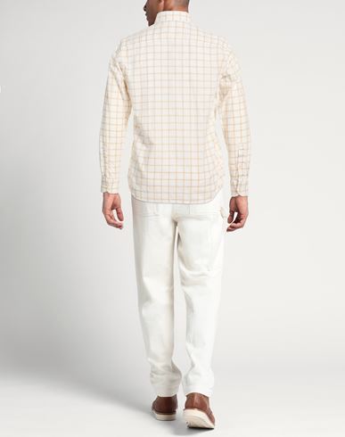 Man Shirt Beige Size 15 ½ Cotton, Linen