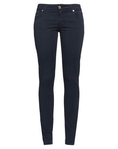 G. sel Woman Pants Midnight blue Size 28 Cotton, Elastane