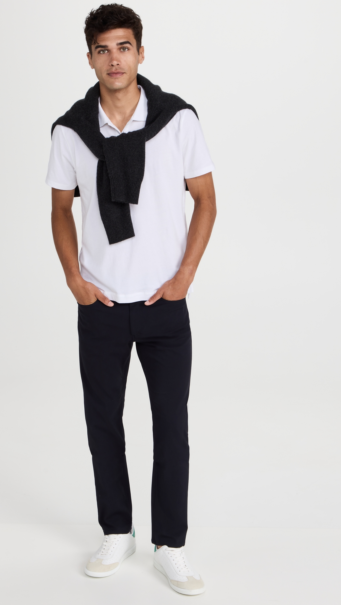 Classic Jersey Polo White