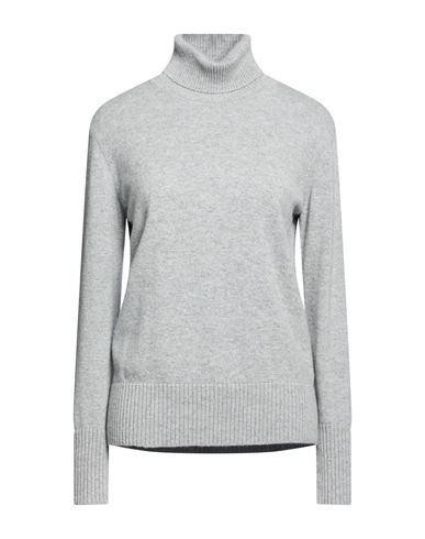 Woman Turtleneck Grey Size 10 Cashmere