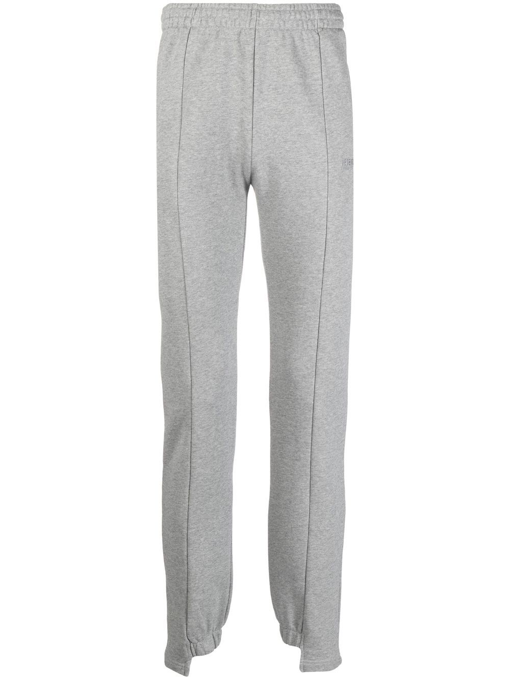 Slim-cut track pants - Grey