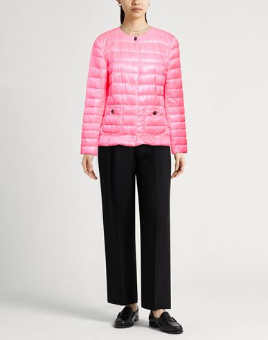 Woman Puffer Fuchsia Size 12 Polyamide, Cotton, Acetate