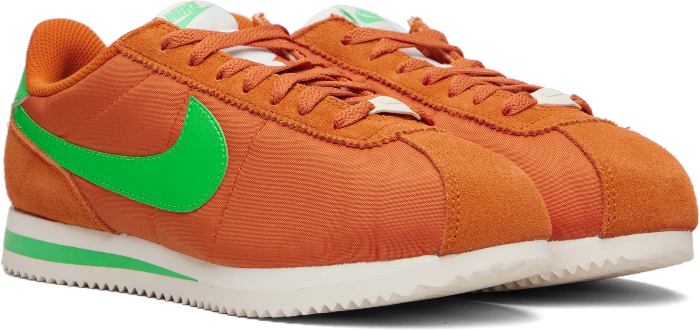 Orange Cortez Textile Sneakers