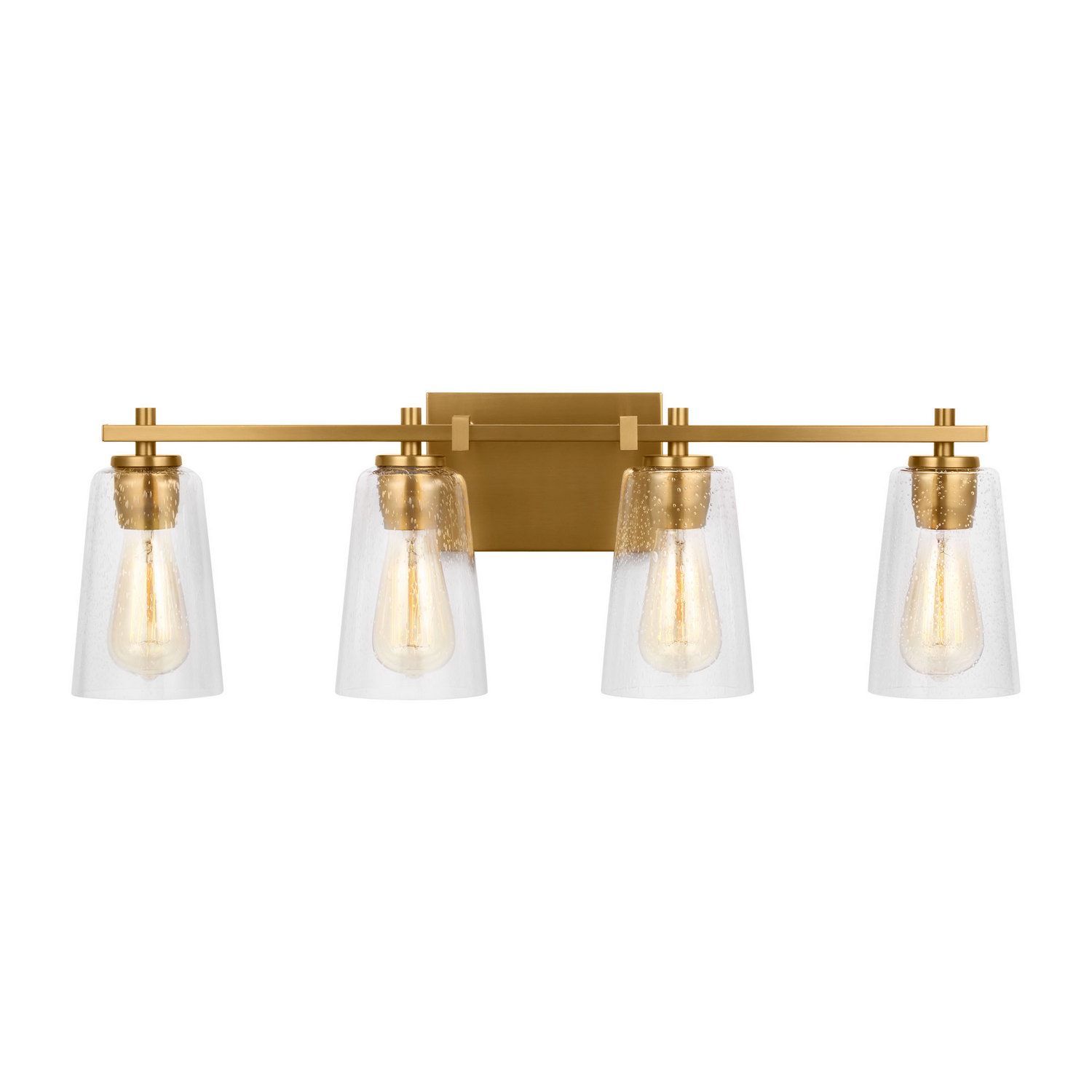 Burnished Brass Bathroom Vanity Light from the Mercer Collection