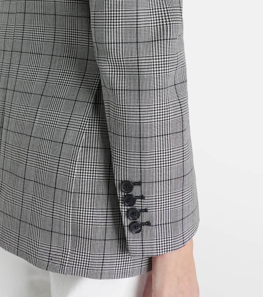 Weston plaid virgin wool blazer