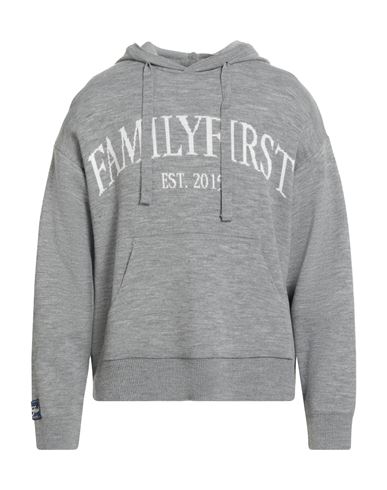 Family First Milano Man Sweater Grey Size M Wool, Polyamide, Acrylic