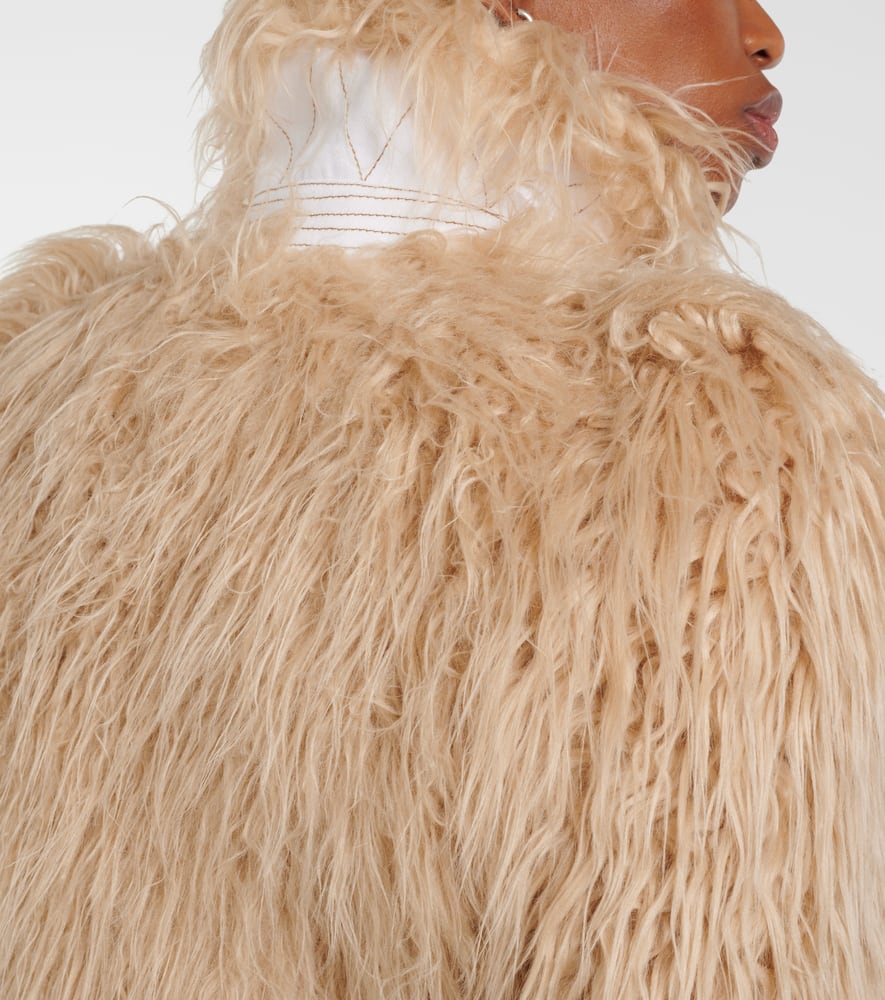 Faux fur jacket