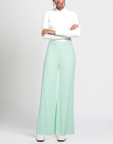 Woman Pants Light green Size 8 Triacetate, Polyester