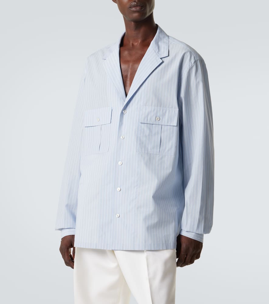 Striped cotton shirt
