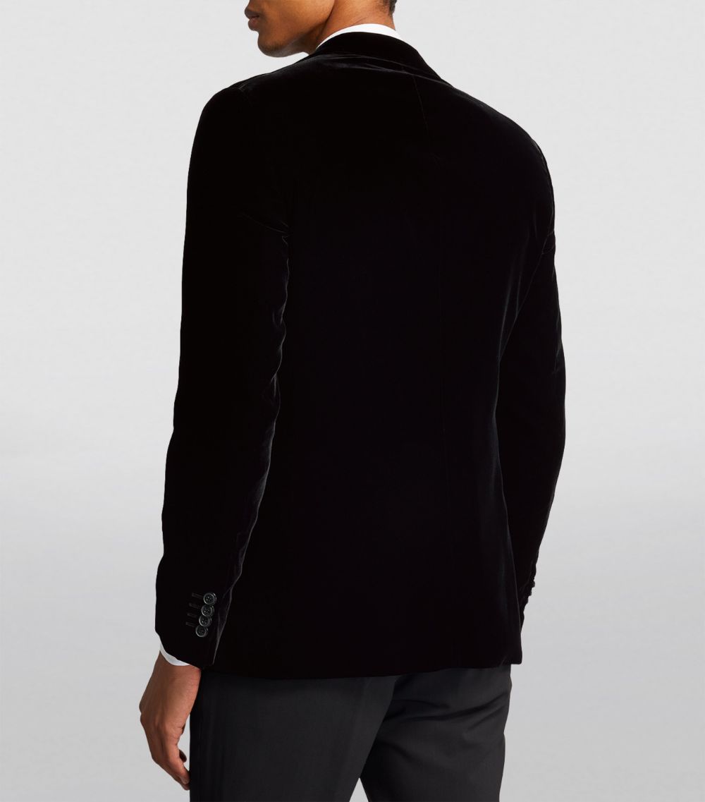 Stretch-Velvet Icon George Blazer