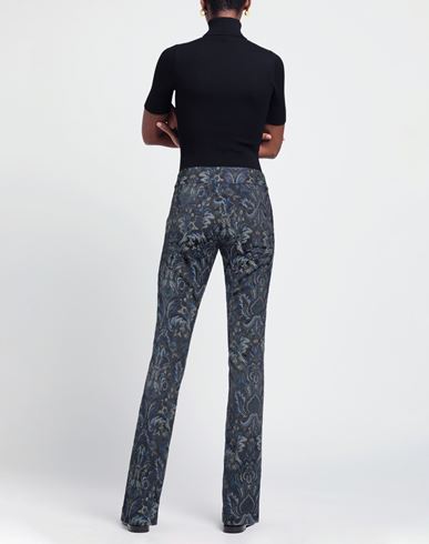 8pm Woman Pants Blue Size M Acetate, Polyester, Polyamide, Elastane