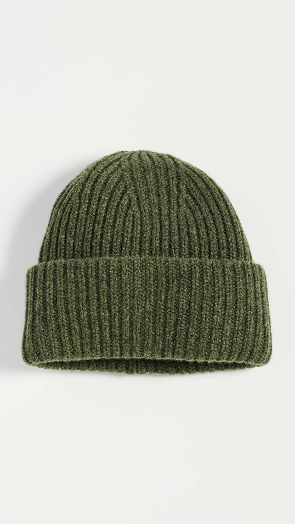 H155 Ribbed Beanie Avocado One Size