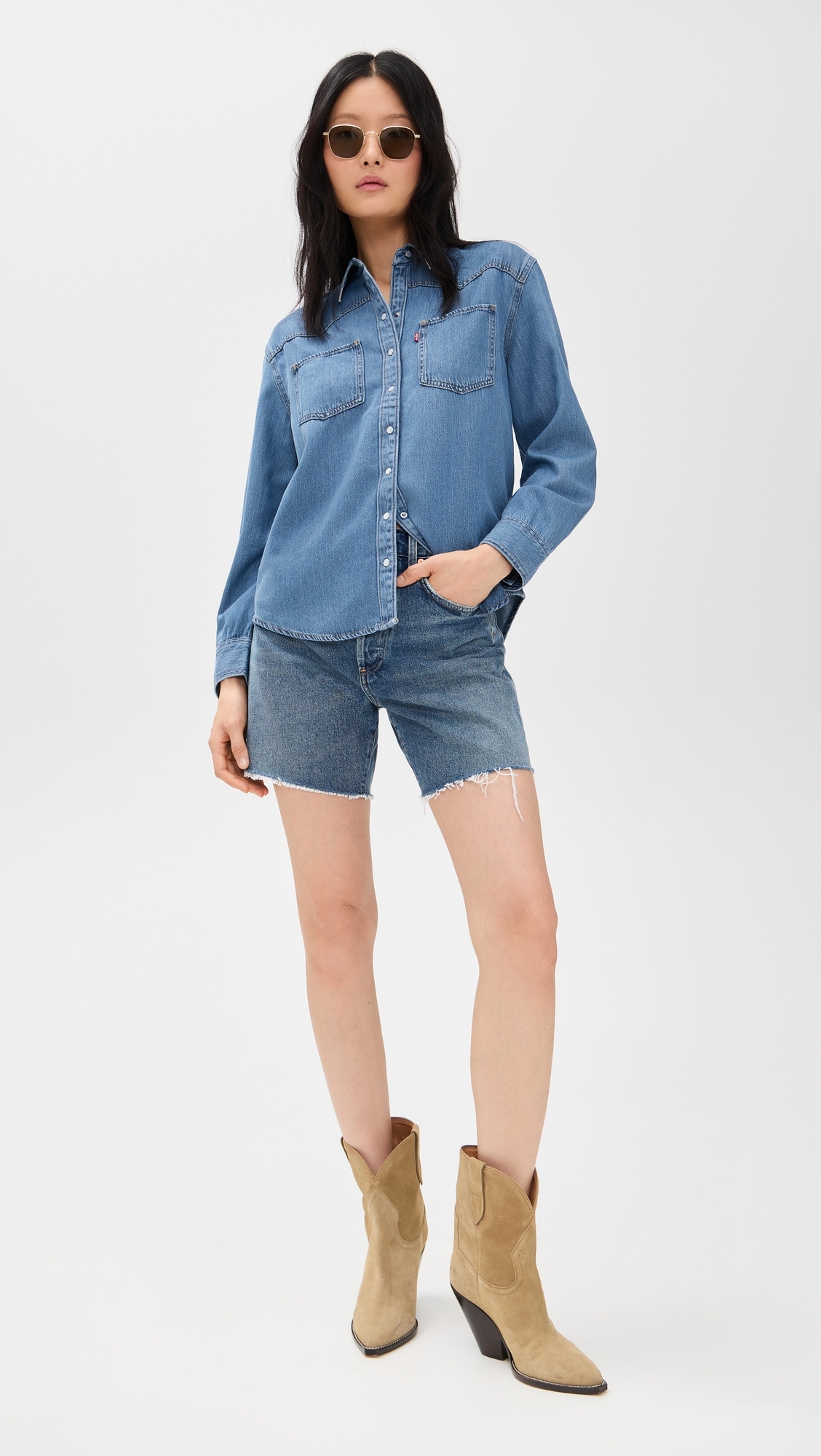 Levi's Teodora Western Shirt Going Steady Tipped
