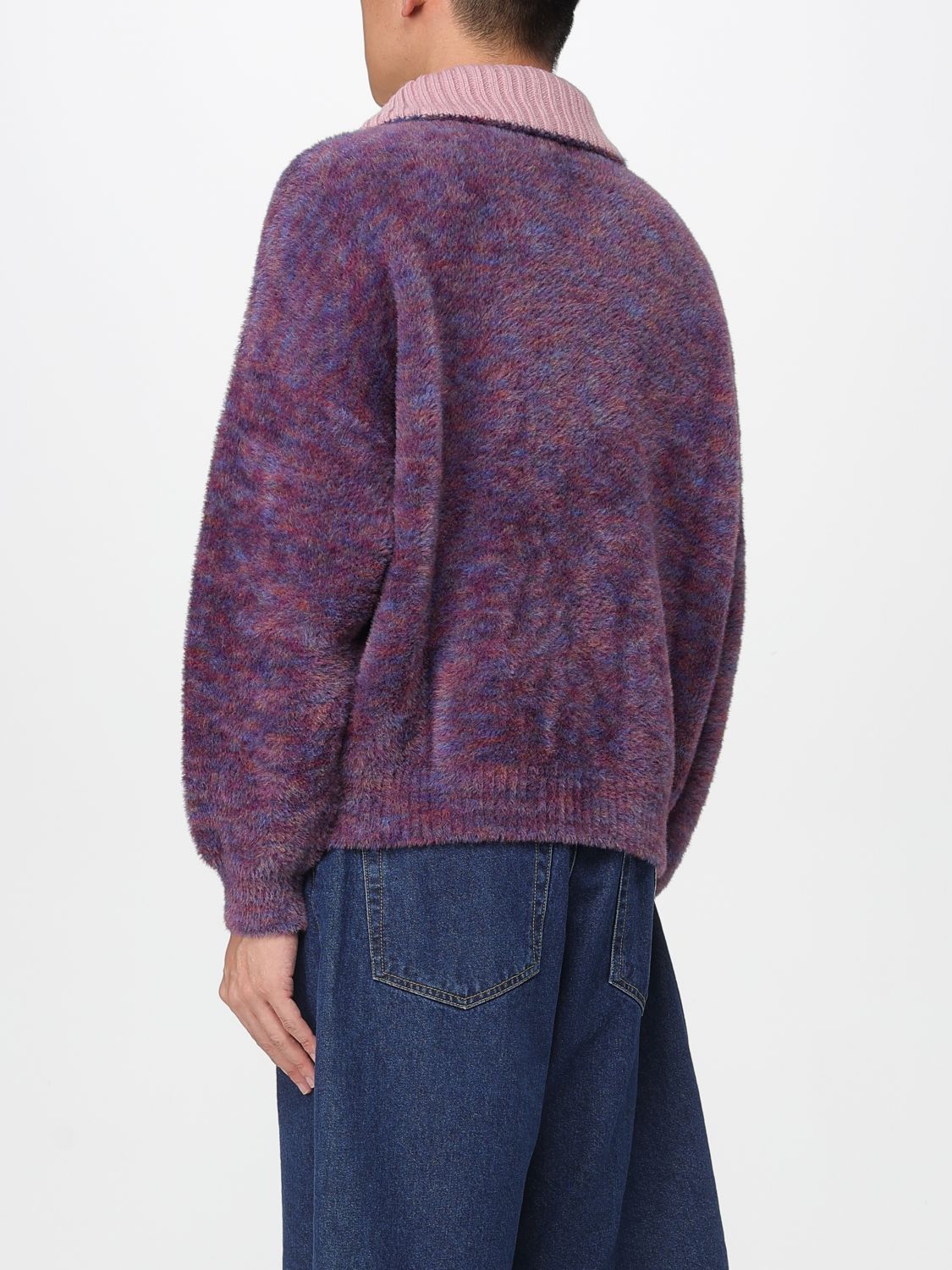 Sweater Men color Wine