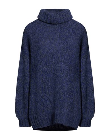 Woman Turtleneck Blue Size XL Wool, Alpaca wool, Polyamide