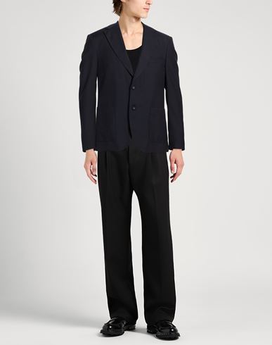 Officine Générale Man Blazer Midnight blue Size 38 Virgin Wool
