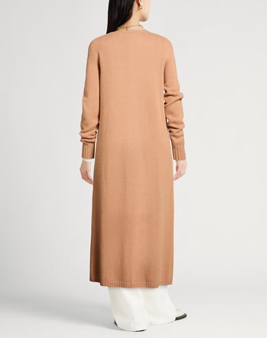 Collezione N_01 Woman Cardigan Sand Size S Merino Wool, Cashmere