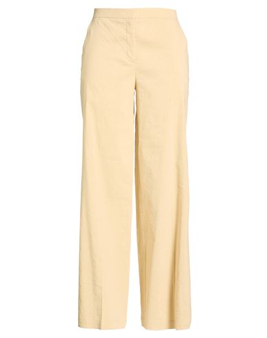 Woman Pants Beige Size 6 Linen, Viscose, Elastane