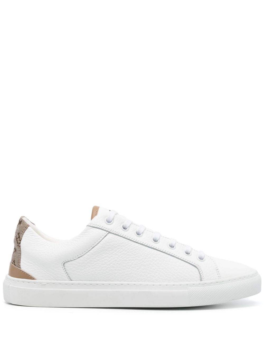 Leather trainers - White