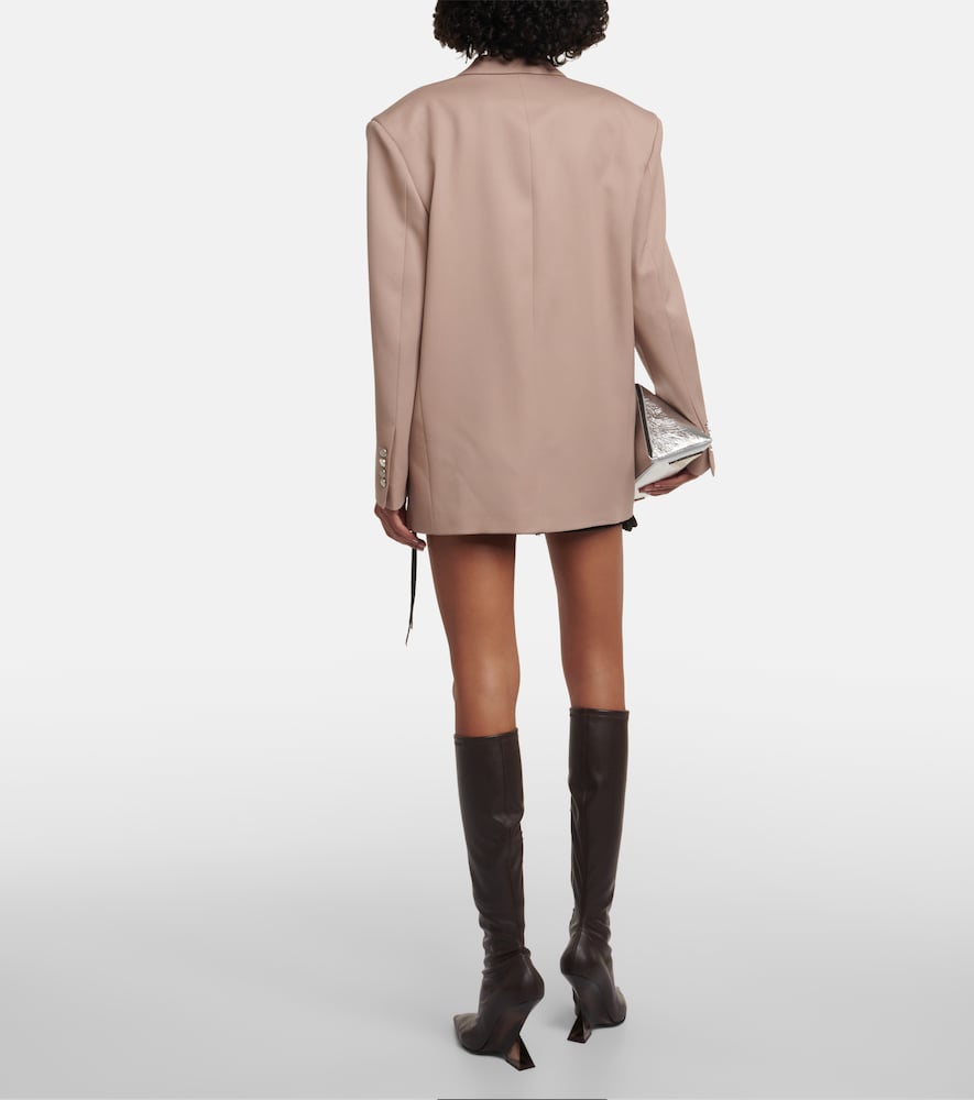 Oversized wool blazer