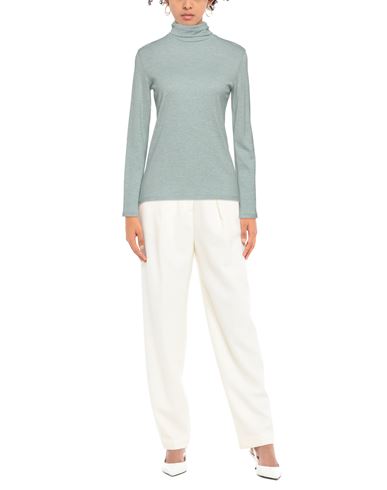 Woman Turtleneck Light green Size S Virgin Wool, Cotton