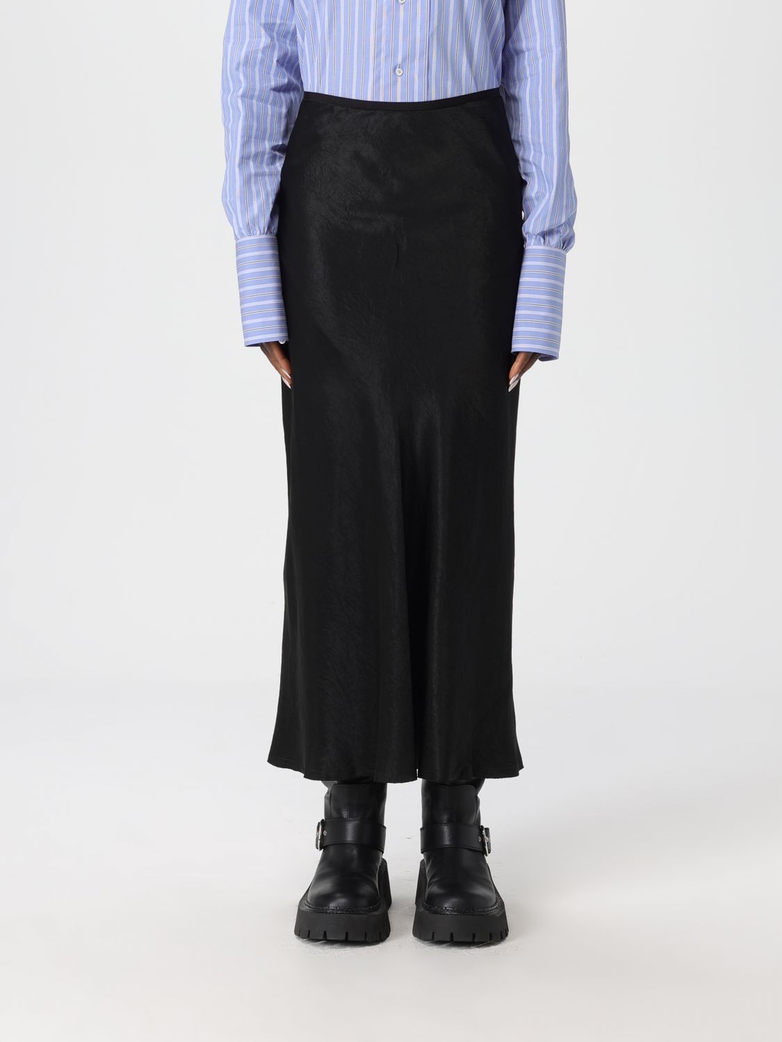 Skirt Woman color Black
