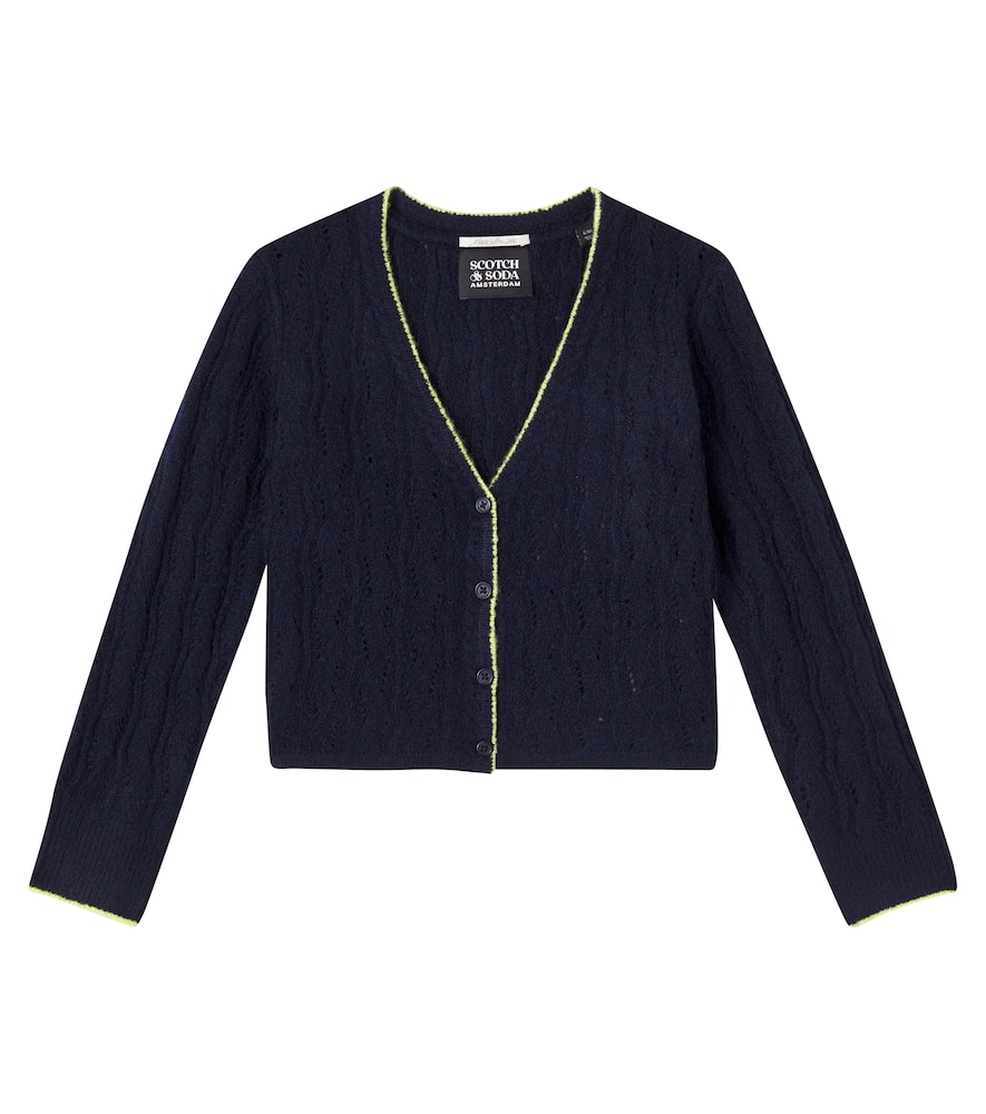Cable-knit cardigan