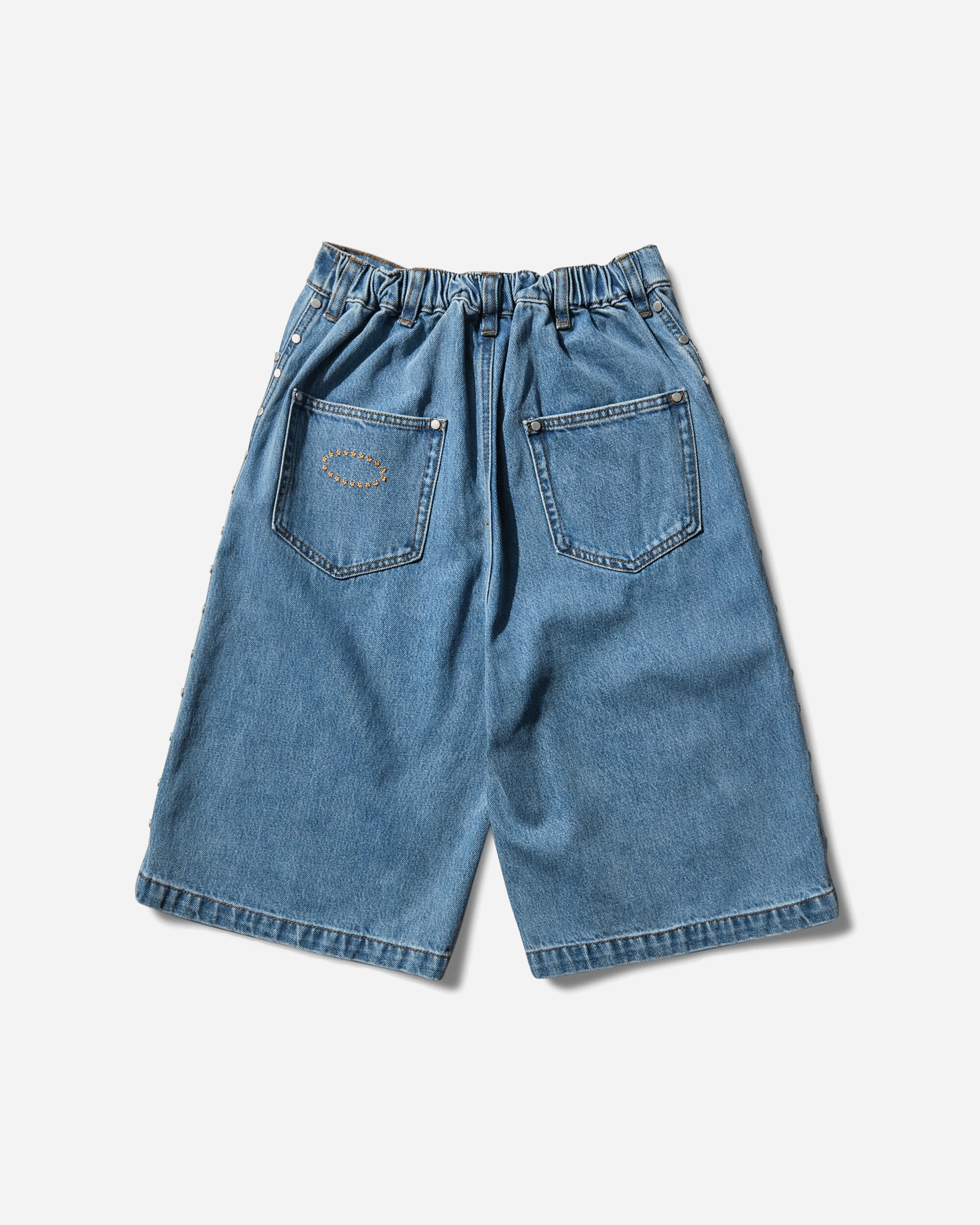 Men s Studded Wide Shorts Blue
