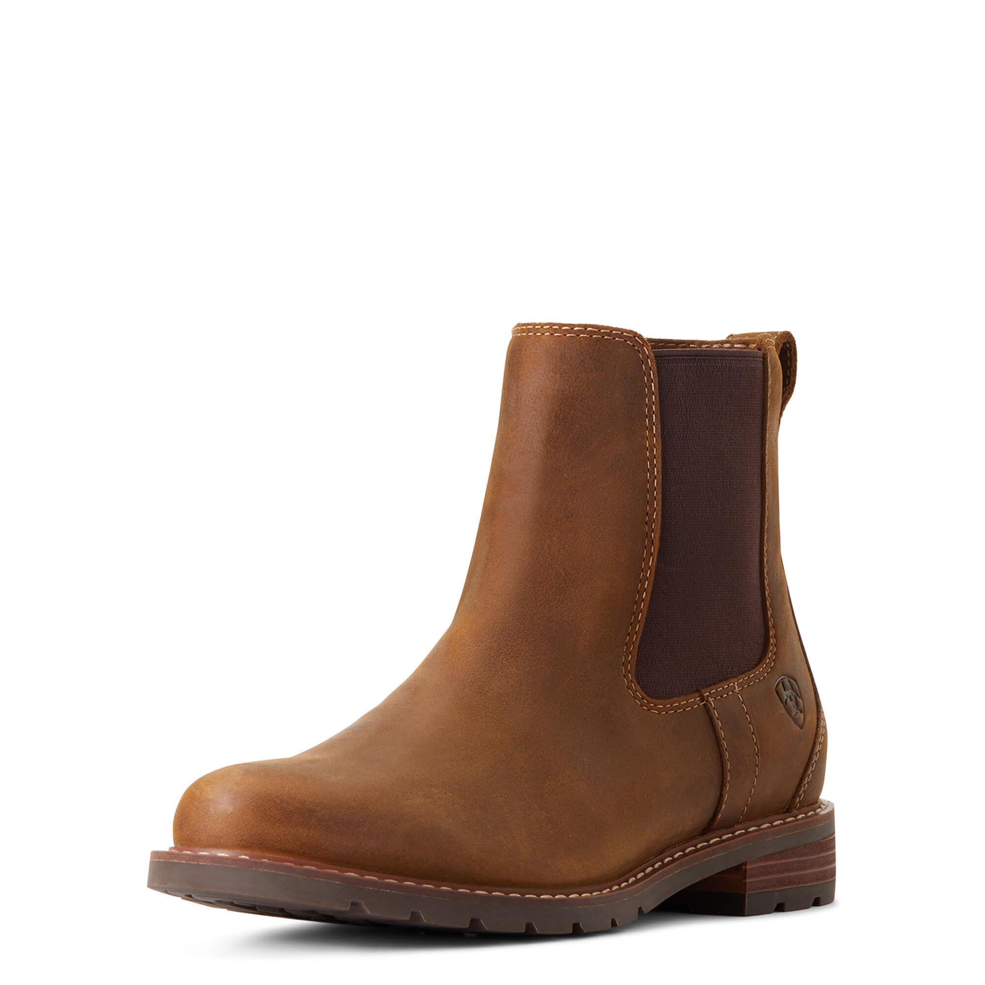 Women's Wexford Waterproof Chelsea Boots in Weathered Brown, B Medium Width