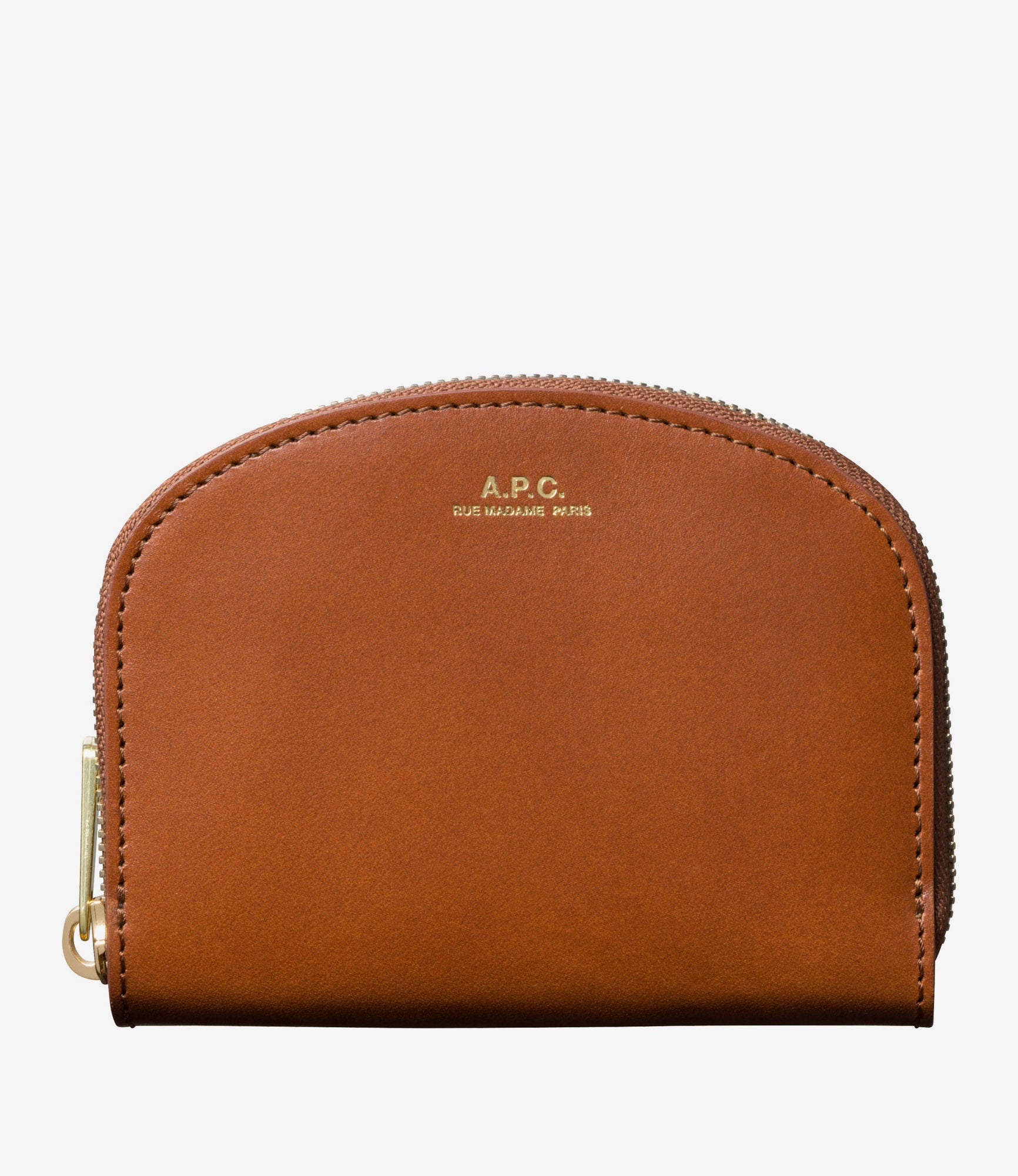 Demi-Lune compact wallet Hazelnut
