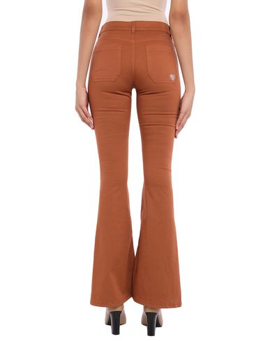 Woman Pants Brown Size 25 Cotton, Elastane