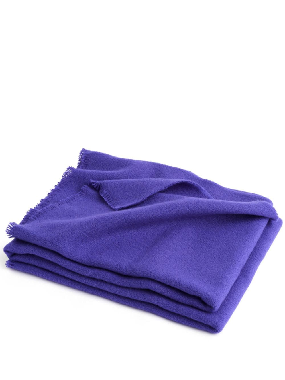 Mono Throw wool blanket - Purple