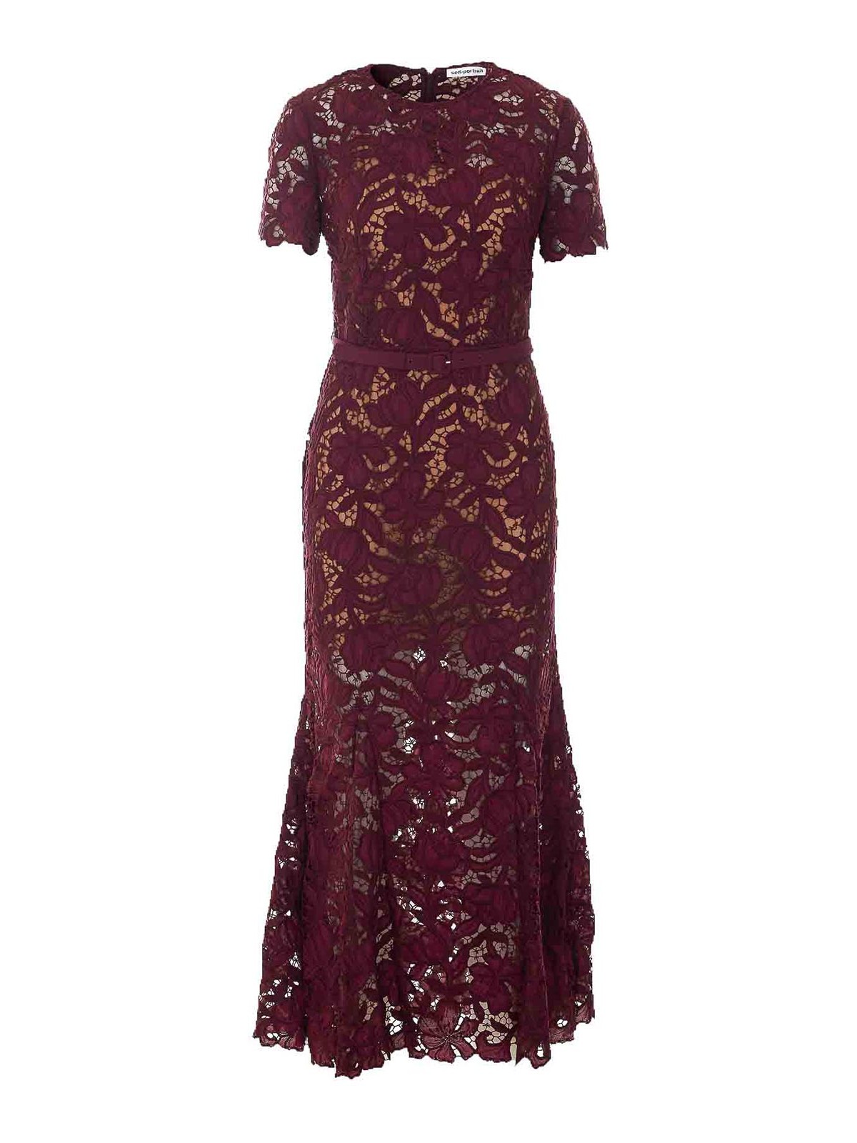 Lace midi dress