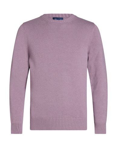 Man Sweater Lilac Size 38 Cashmere