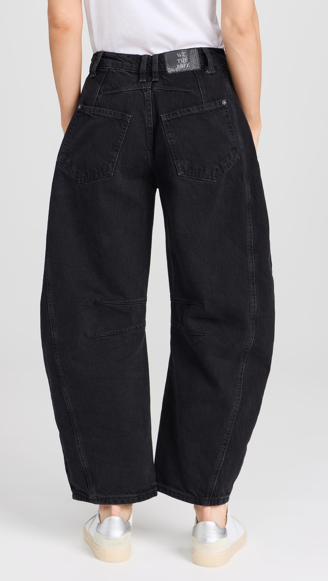 We The Free Good Luck Mid-Rise Barrel Jeans Soundwave