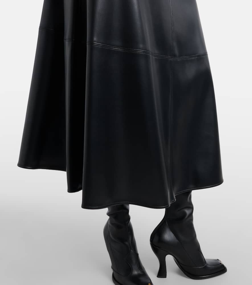 Ninfa jersey midi skirt