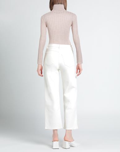 Woman Turtleneck Sand Size 10 Merino Wool