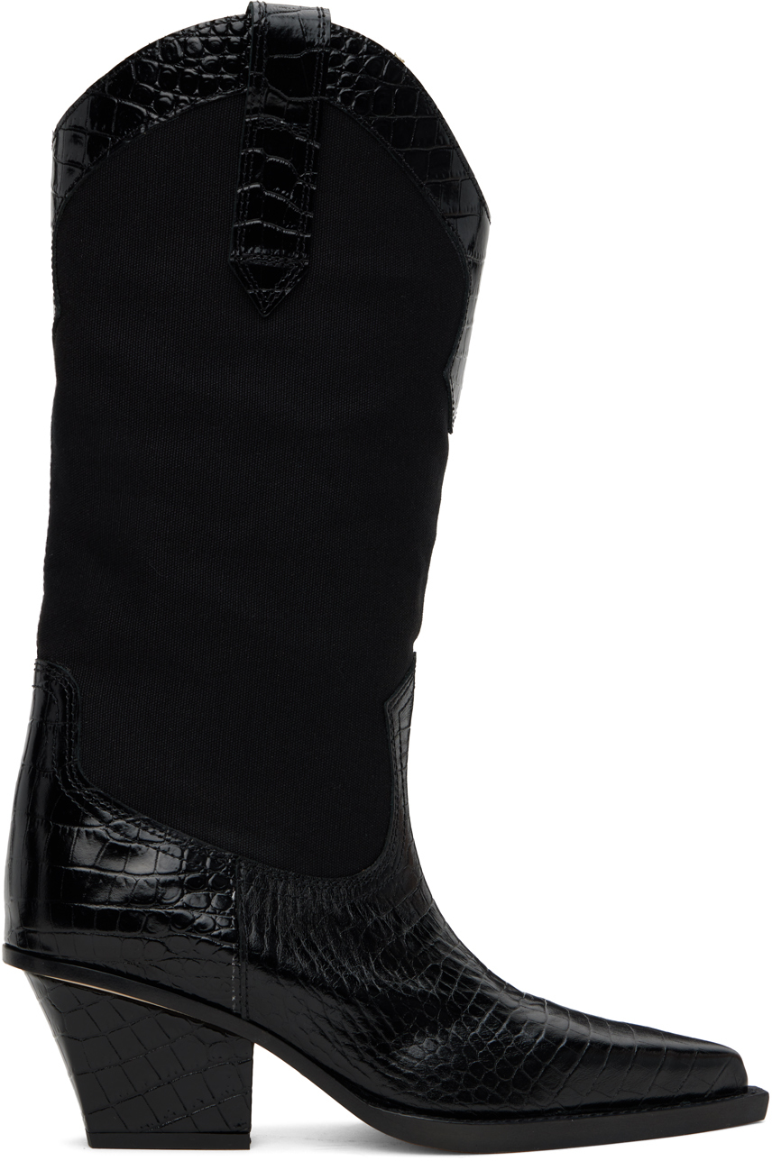 Paris Texas Black Rosario Boots