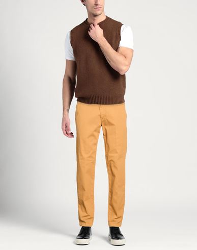 Man Pants Camel Size 30 Cotton, Elastane