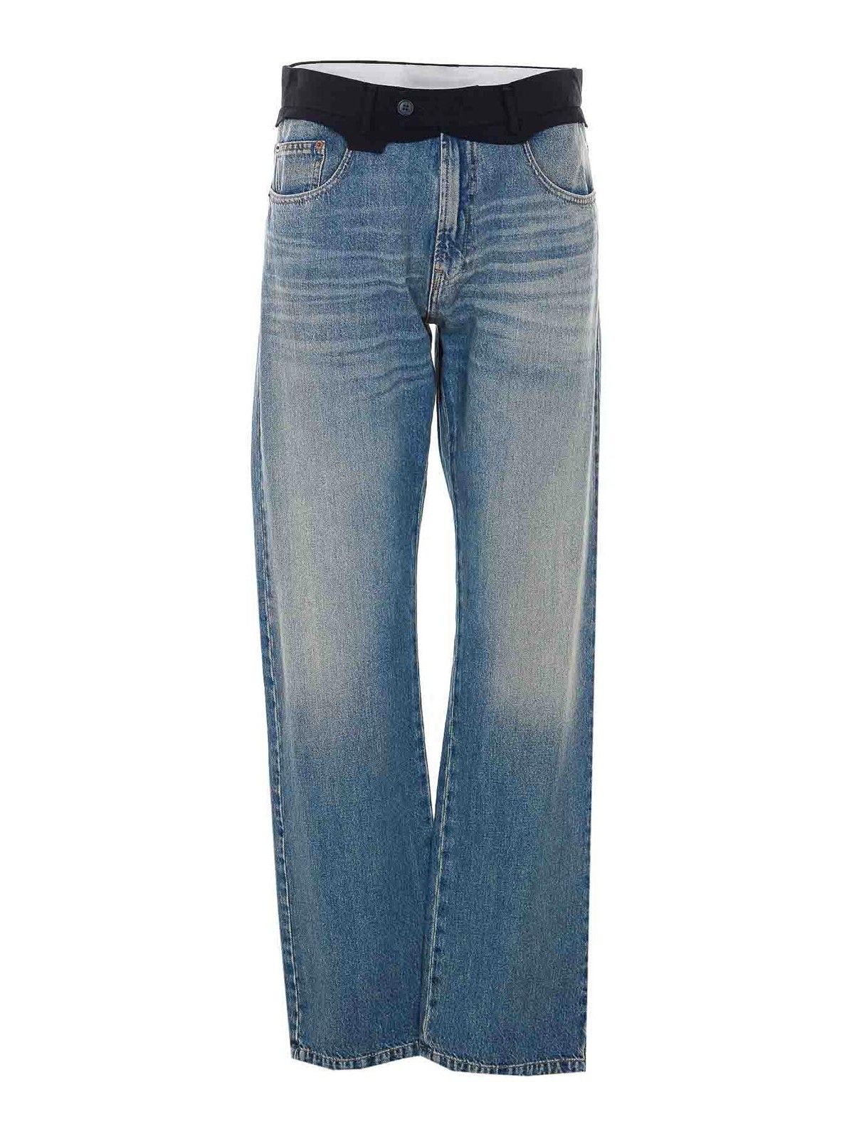 Maison Margiela - straight leg jeans reconstructed waistline detai