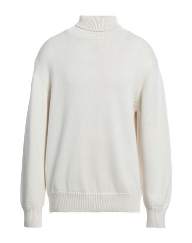 Man Turtleneck Ivory Size XXL Wool