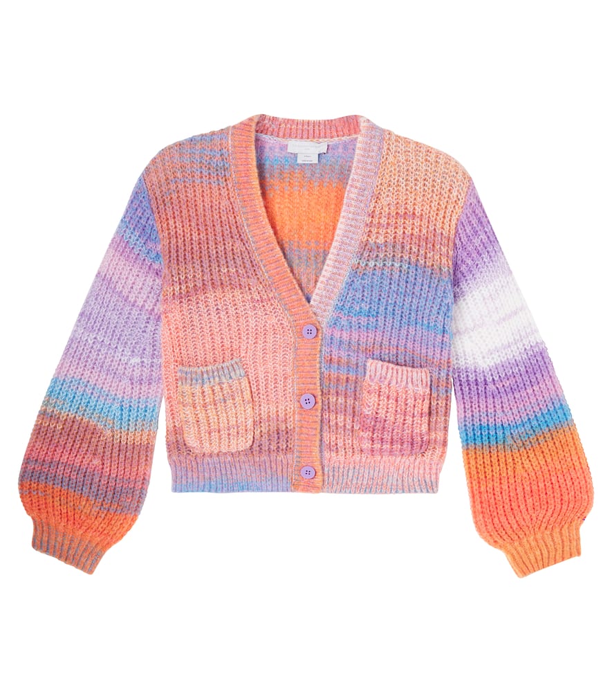 Space-dyed cardigan