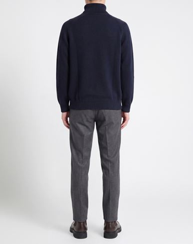 Man Turtleneck Midnight blue Size S Cotton